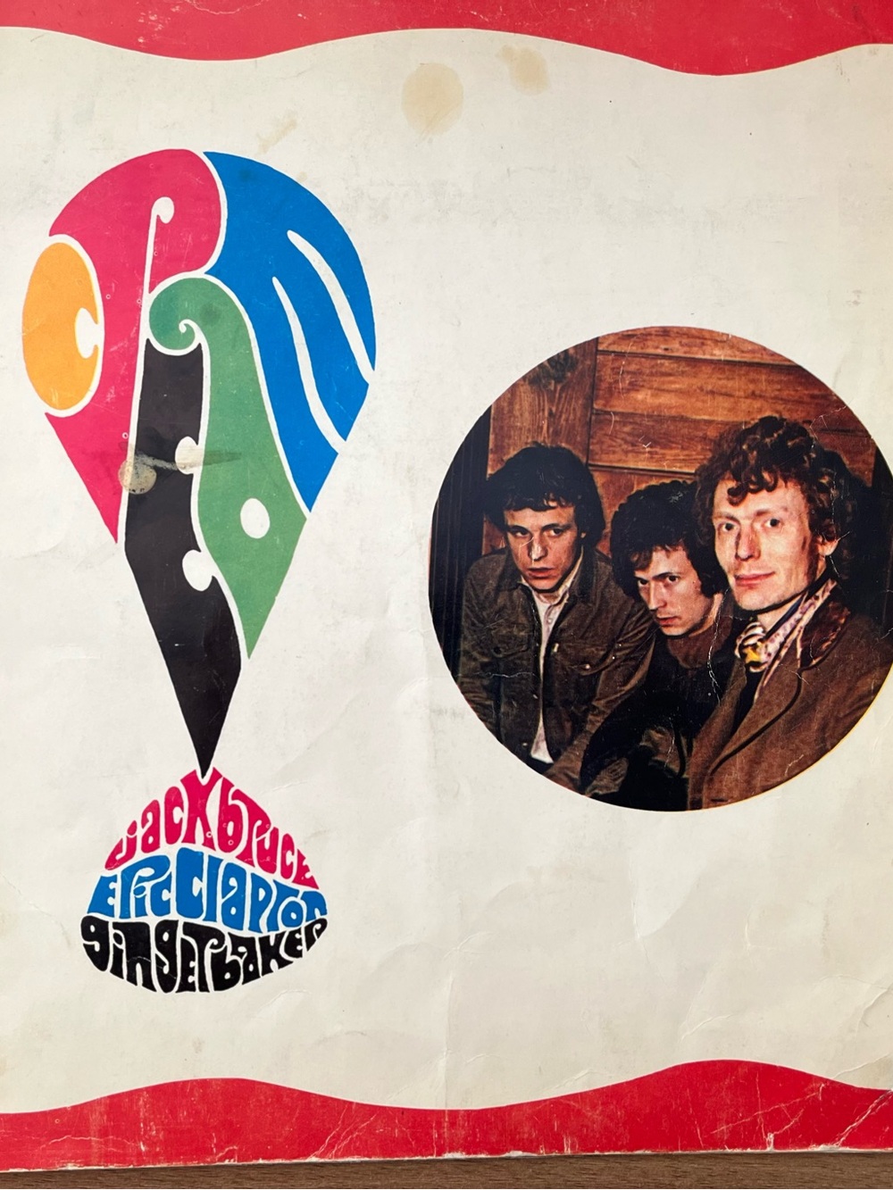 Cream Concert Program 1968, last show in US